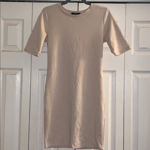 Cream Bodycon Dress